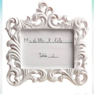 46 Baroque Style Picture Frame, Vintage Picture Frame, Place Card Holder